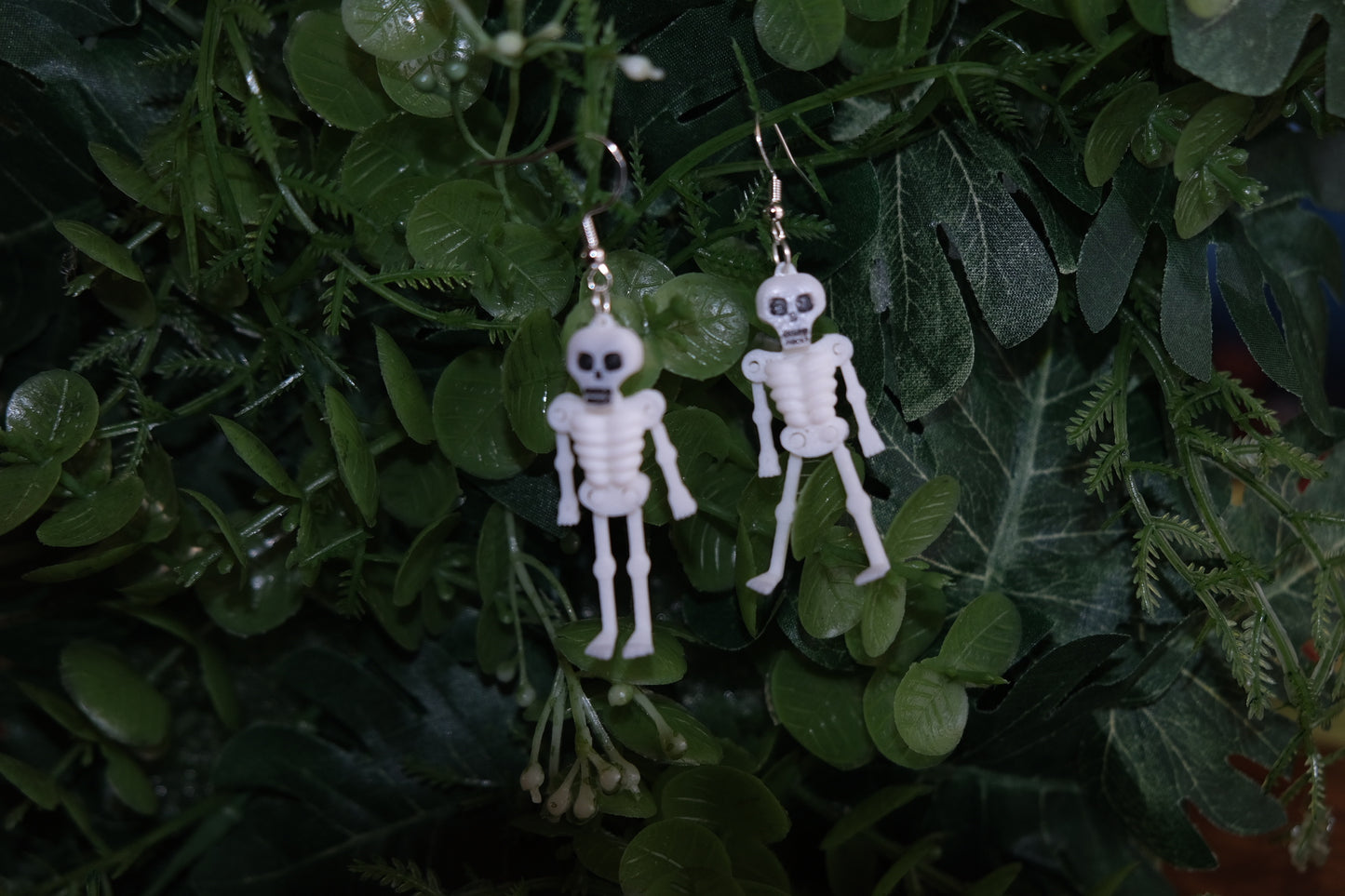 Skeleton Man Articulated Earrings