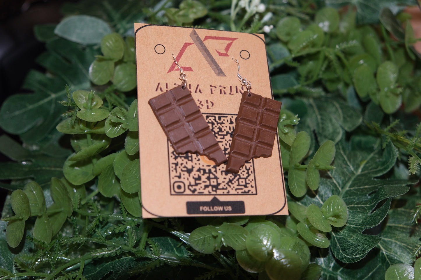 Chocolate Bar Earrings