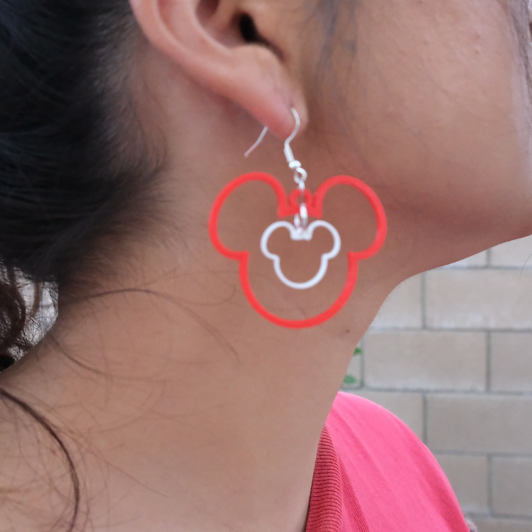 Mickey Mouse Outline Earrings