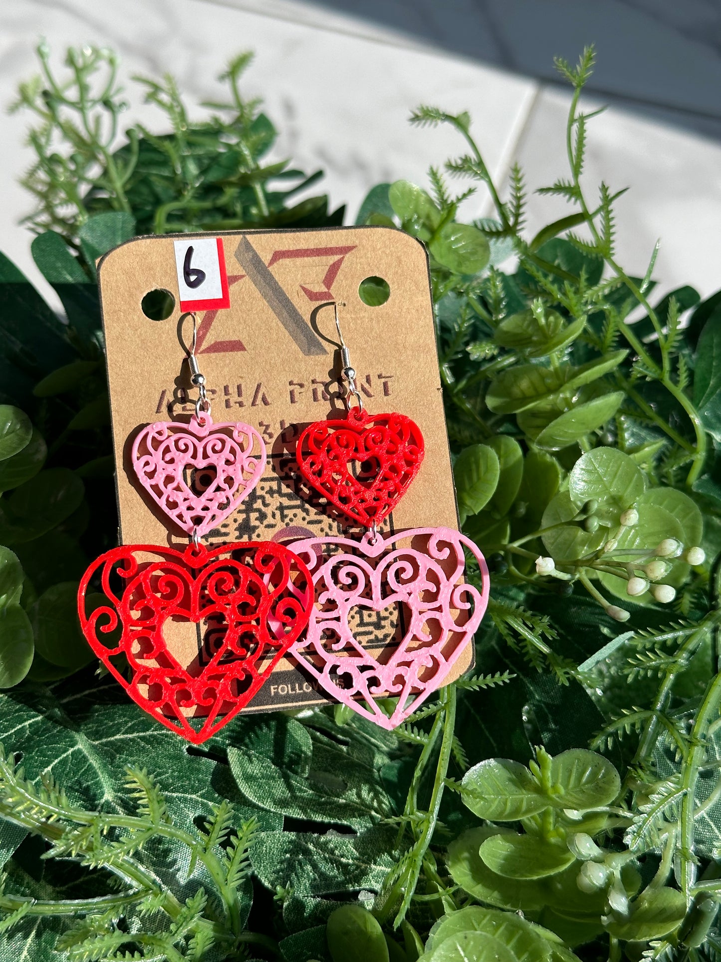 Heart Pattern Earrings