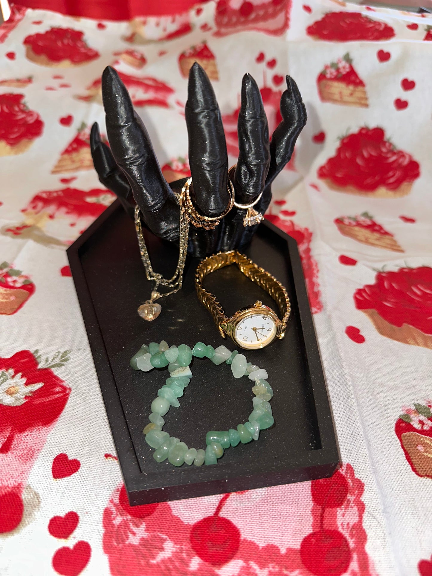 Gothic Demon Hand Jewelry Tray