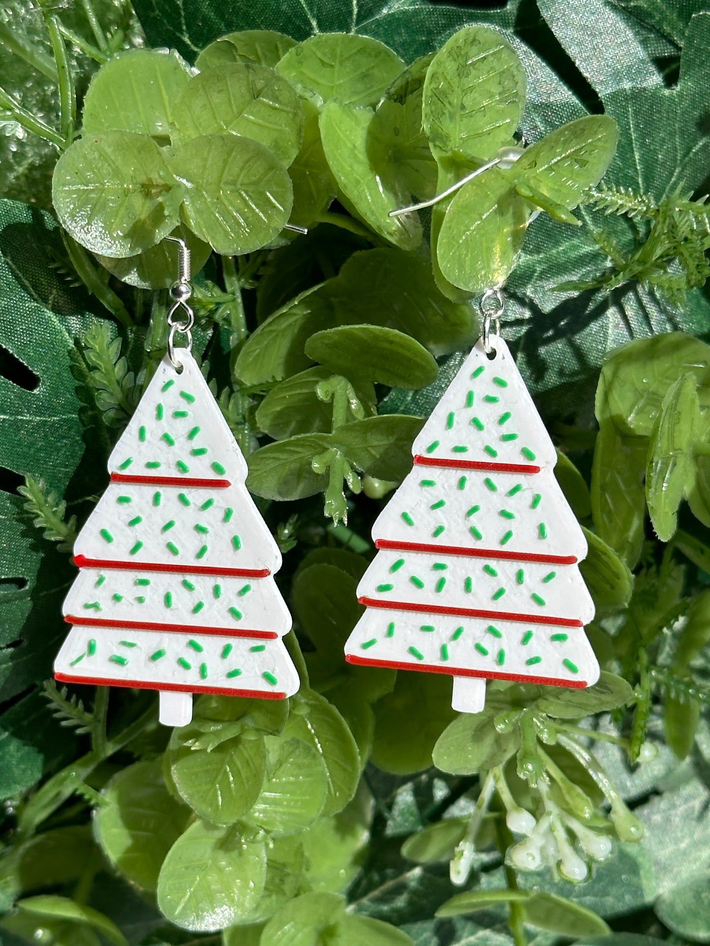 Christmas Tree Sprinkles Earrings